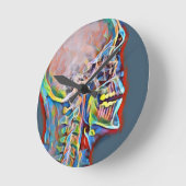 Menselijk skelet Abstracte anatomiekunst Ronde Klok (Hoek)