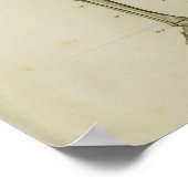 Menselijk skelet Anterior  Anatomie Afdrukken Poster (Hoek)