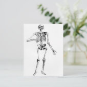 Menselijk Skelet Briefkaart (Staand voorkant)