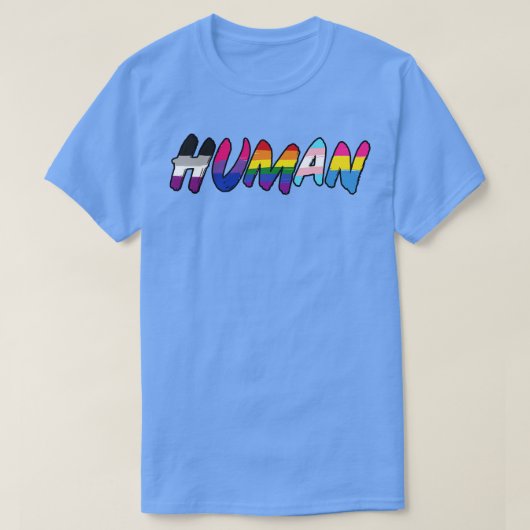 Menselijk T-shirt (Design voorkant)