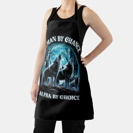 Menselijk Toeval Alpha door keuze Alpha Wolf Howli Schort (Insitu)