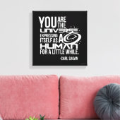 Menselijk universum canvas afdruk (Insitu (Woonkamer))