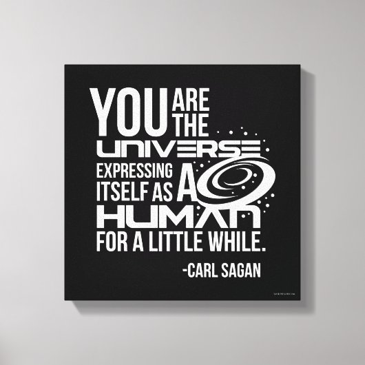 Menselijk universum canvas afdruk (Voorkant)