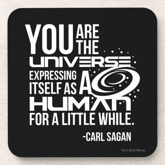 Menselijk universum drankjes onderzetter (Voorkant)