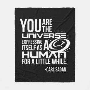 Menselijk universum fleece deken