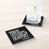 Menselijk universum glazen onderzetter (Schuin)