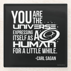 Menselijk universum glazen onderzetter