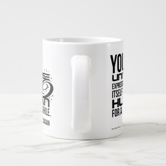 Menselijk universum grote koffiekop (Achterkant)