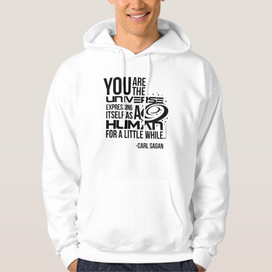 Menselijk universum hoodie (Voorkant)