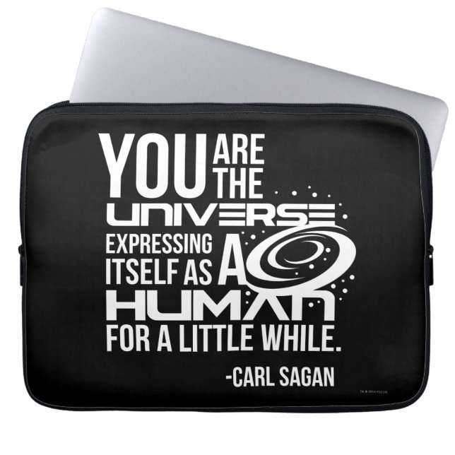 Menselijk universum laptop sleeve (Voorkant)