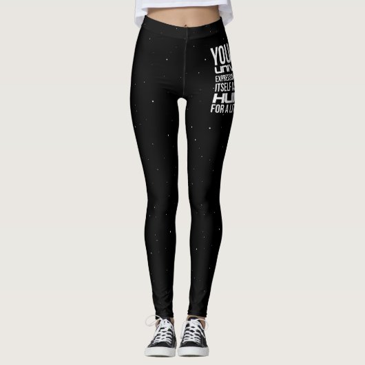 Menselijk universum leggings (Voorkant)