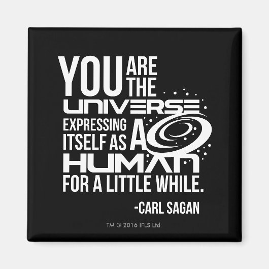 Menselijk universum magneet (Voorkant)