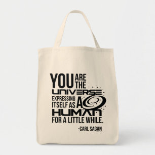 Menselijk universum tote bag