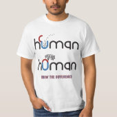 Menselijk versus Homan T-shirt (Voorkant)
