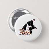 Menselijk? Waar ben je? Kat Ronde Button 5,7 Cm (Voorkant /achterkant)