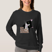 Menselijk? Waar ben je? Kat T-shirt (Voorkant)