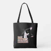 Menselijk? Waar ben je? Kat Tote Bag (Achterkant)