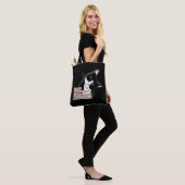 Menselijk? Waar ben je? Kat Tote Bag (Op model)