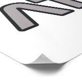 Menselijk werk 18 x 24 Poster Print (Hoek)