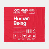 menselijk wezen fleece deken (Voorkant (Horizontaal))