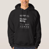 menselijk wezen hoodie (Voorkant)