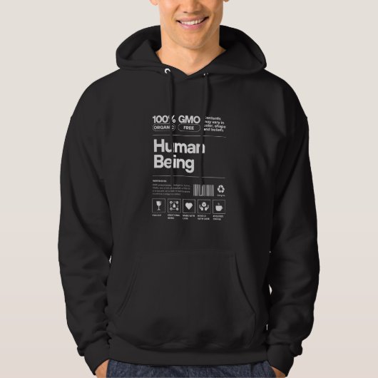 menselijk wezen hoodie (Voorkant)