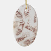 Menselijke anatomie Botten van Leonardo da Vinci Keramisch Ornament (Rechts)