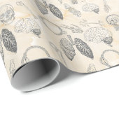  menselijke anatomie Cream Marfil Marble Cadeaupapier (Rol Hoek)