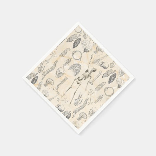  menselijke anatomie Cream Marfil Marble Servet (Hoek)