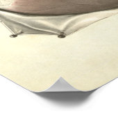 menselijke anatomie Druk hartspieren af Poster (Hoek)