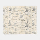 Menselijke Anatomie  Fleece Deken (Voorkant (Horizontaal))