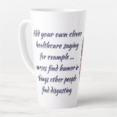  menselijke anatomie Hartorganen Gezonde Latte Mok (Linkerhoek)