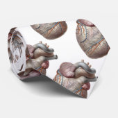  menselijke anatomie Hartorganen Gezonde Stropdas (Opgerold)