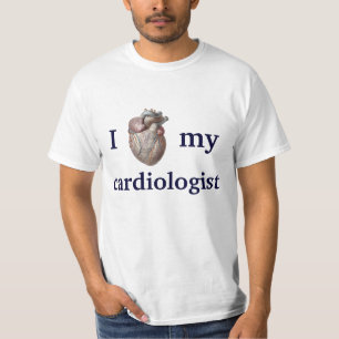menselijke anatomie Ik hou van mijn cardioloog T-shirt