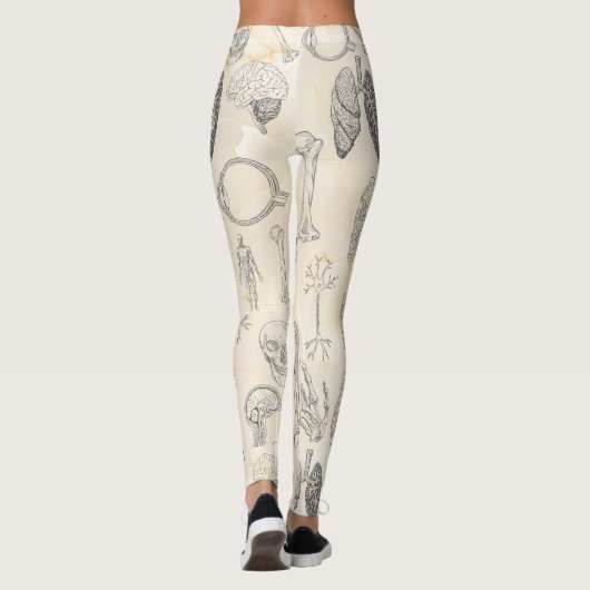 menselijke anatomie leggings (Achterkant)