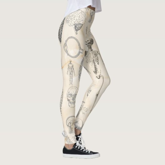  menselijke anatomie leggings (Rechts)