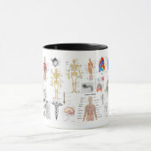 Menselijke anatomie Medische diagrammen, volledig  Mok (Midden)