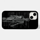 Menselijke anatomie medische kaarten Case-Mate iPhone case (Achterkant (horizontaal))