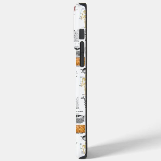 Menselijke anatomie medische kaarten Case-Mate iPhone case (Achterkant / Links)