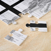 Menselijke anatomie medische kaarten legpuzzel (Zijkant)