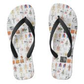 Menselijke anatomie medische kaarten teenslippers (Voetbed)