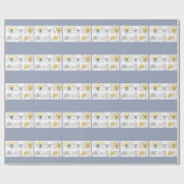 Menselijke Anatomie Menselijke schedel kleur geïll Cadeaupapier (Vlak)