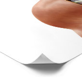 Menselijke anatomie met diepe spieren in de nek poster (Hoek)