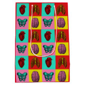 Menselijke anatomie Pop Art Medium Cadeauzakje (Achterkant)