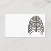 Menselijke anatomie skelet Skelet Ribben Botten Vi Visitekaartje (Achterkant)