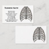 Menselijke anatomie skelet Skelet Ribben Botten Vi Visitekaartje (Voorkant / Achterkant)