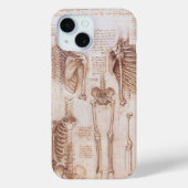 Menselijke anatomie Skeleton Botten van Leonardo d Case-Mate iPhone Case (Achterkant)