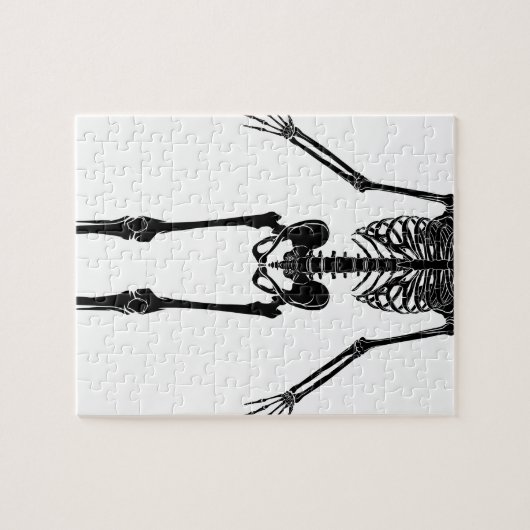 Menselijke anatomie Skeleton Legpuzzel (Horizontaal)