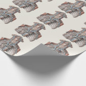  menselijke anatomie Throat, nek, borst, ribben Cadeaupapier (Hoek)