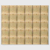 Menselijke anatomie, Vitruviaans Man van Leonardo Cadeaupapier (Vlak)